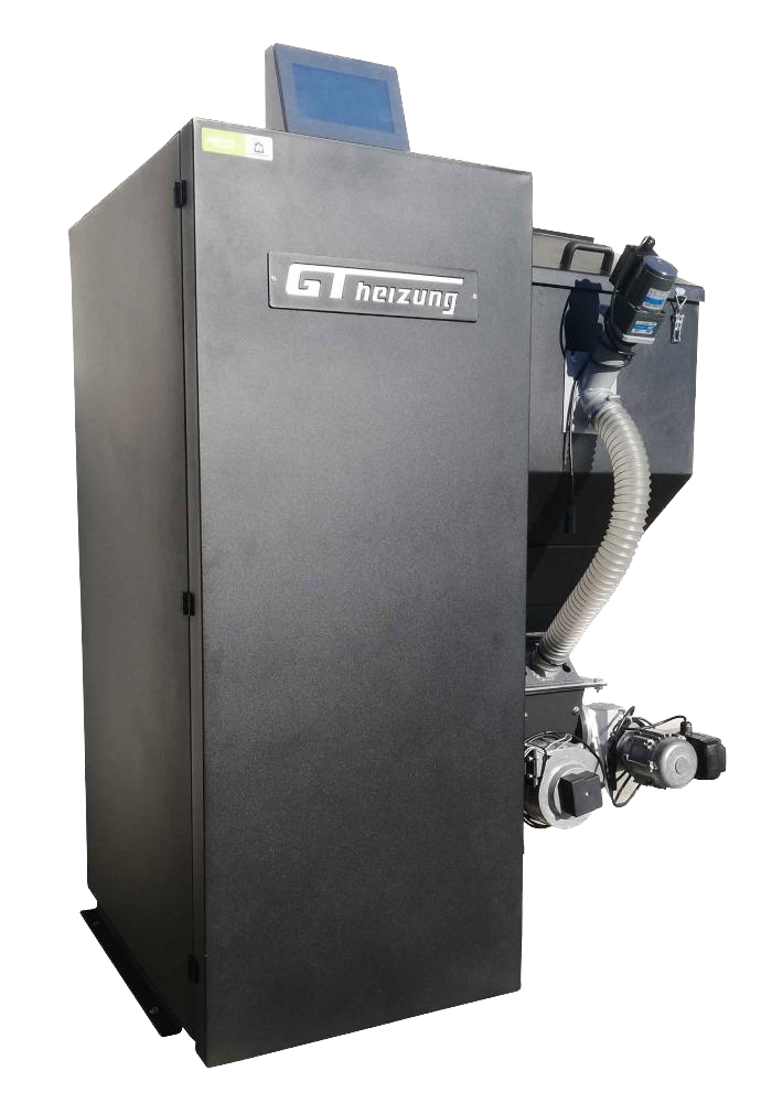 Kocioł pelletowy GTH ECO Plus-Pel - widok z przodu